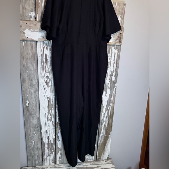 Kiyonna Charisma Crepe Jumpsuit Black size 1X NWT - Picture 13 of 13